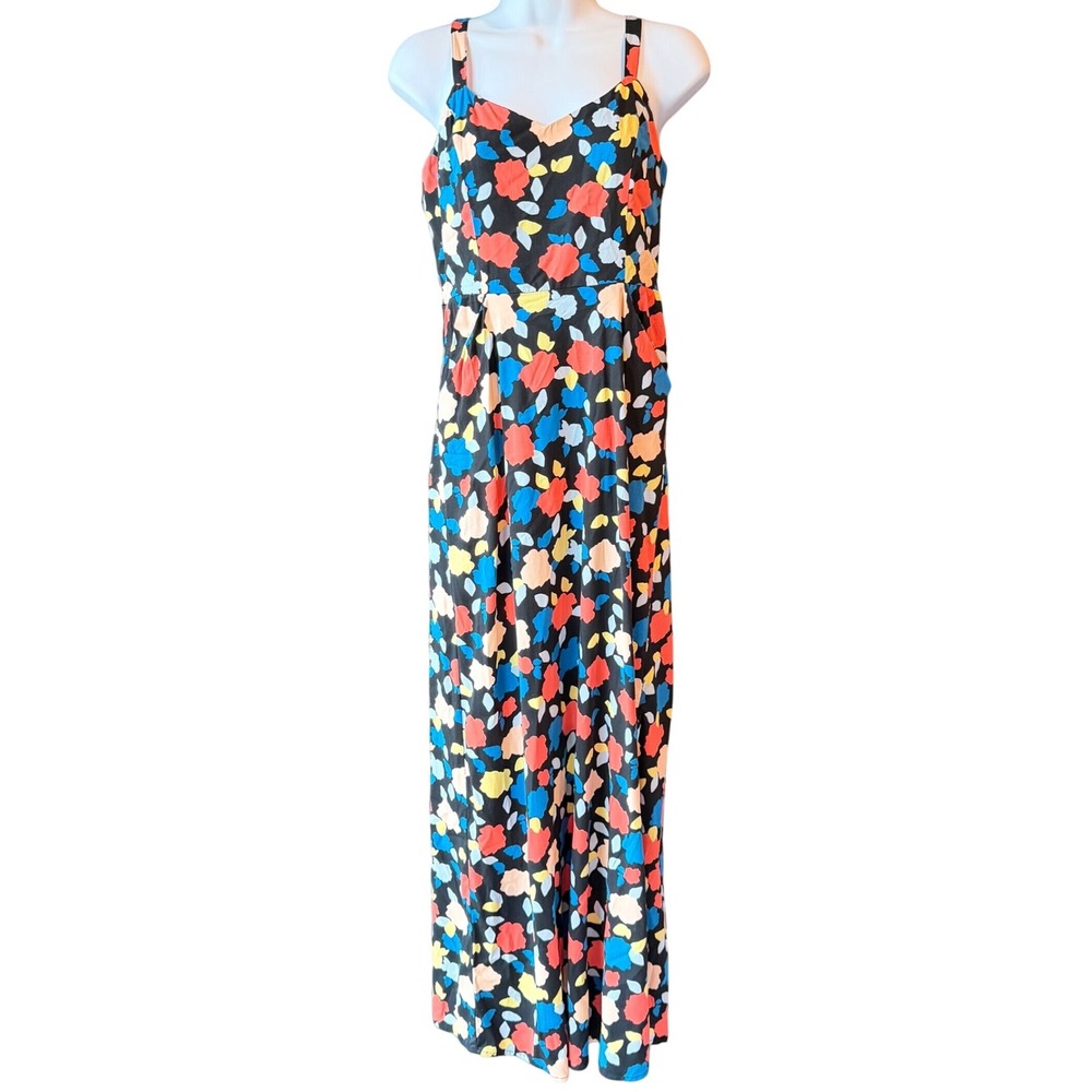 41 Hawthorn Beatriz Maxi Dress Size Small NWT Floral Smocked Pockets Stitch Fix